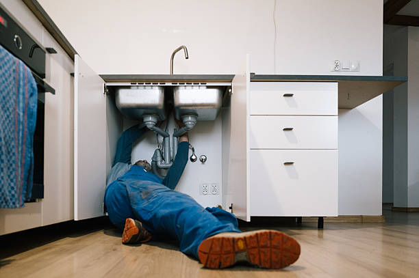 Professional Leak Detection technician working in Allentown, NJ